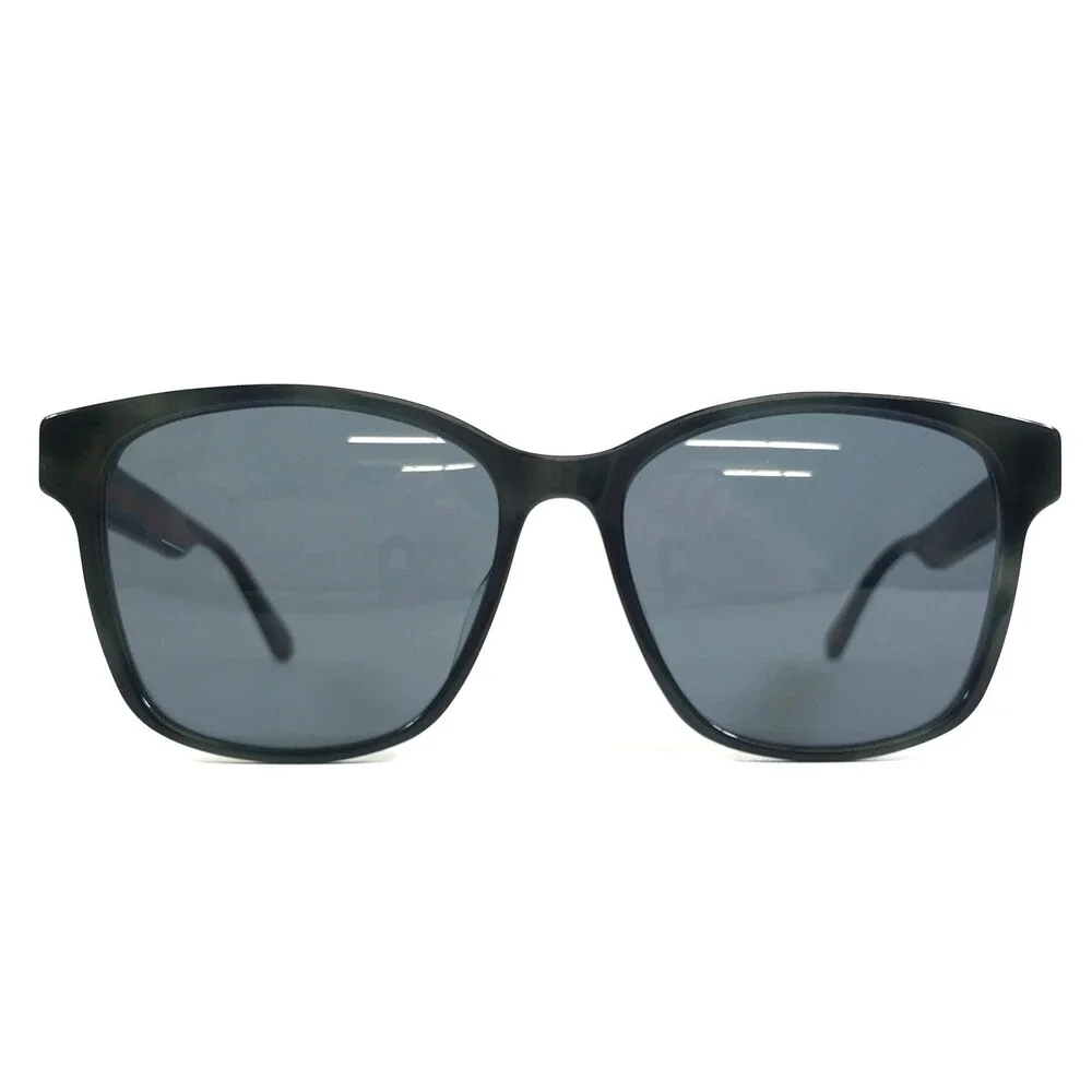 Gucci Sunglasses GG0417SK 004 Blue Red Striped Tortoise Frames w/ Gray Lenses - Picture 2 of 11